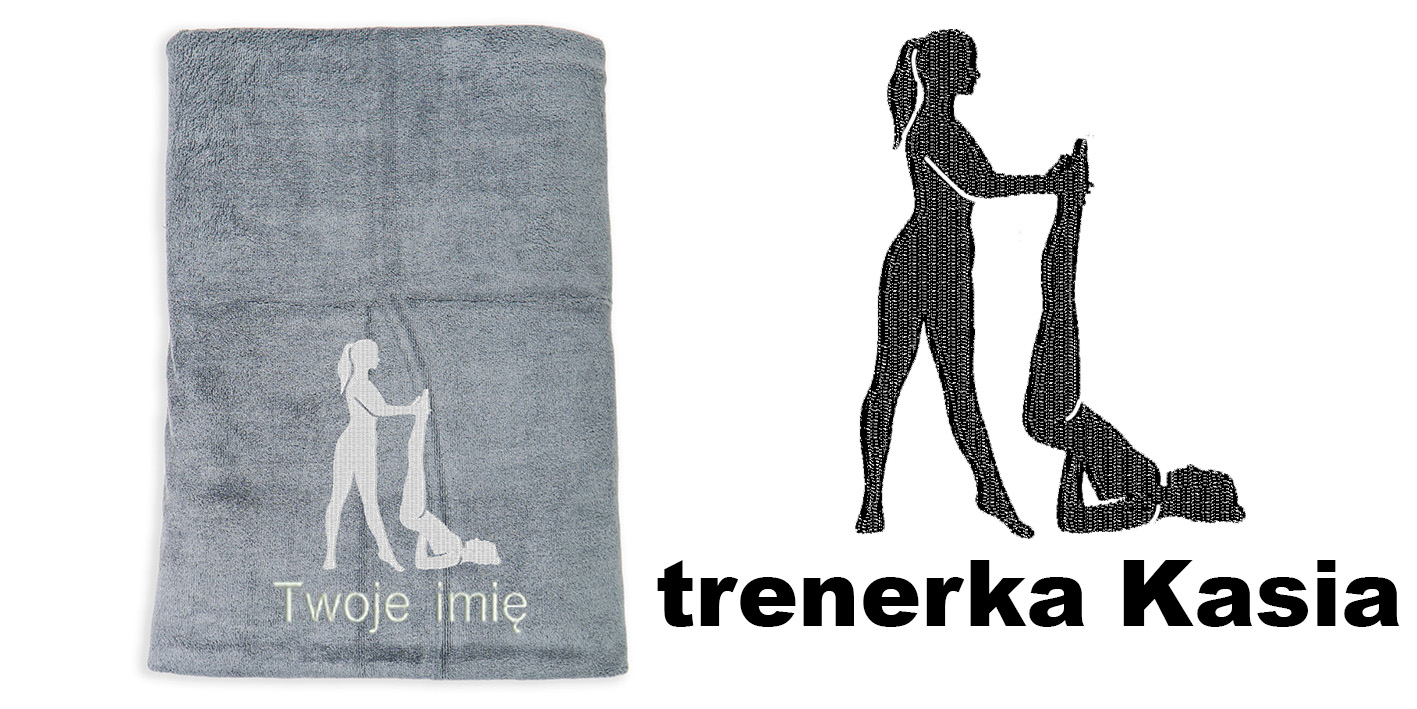 ręcznik szybkoschnący z mikrofibry dla trenerki personalnej